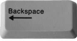 Backspace