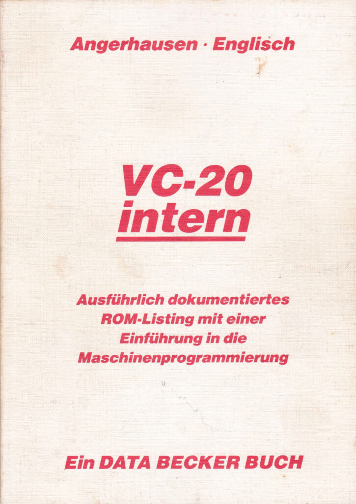 DATA BECKER - VC-20 intern Auflage 1