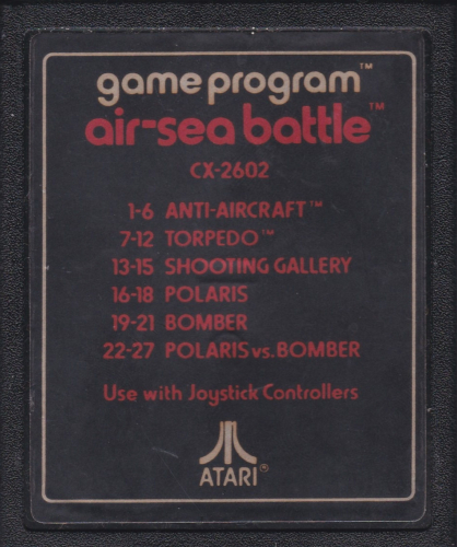 Atari CX-2602 Air-Sea Battle