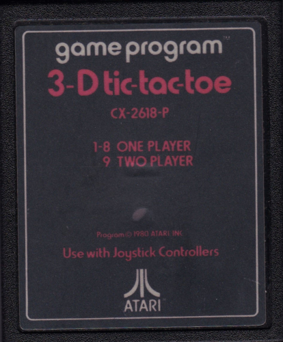 Atari CX-2618 3D tic-tac-toe
