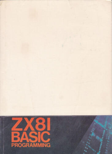 Sinclair Research Ltd - ZX81 BASIC Programming